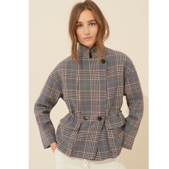ba&sh Jackets & Blazers - 🔥Sales - Ba&sh Beth Plaid Jacket Coat Blazer - Size S